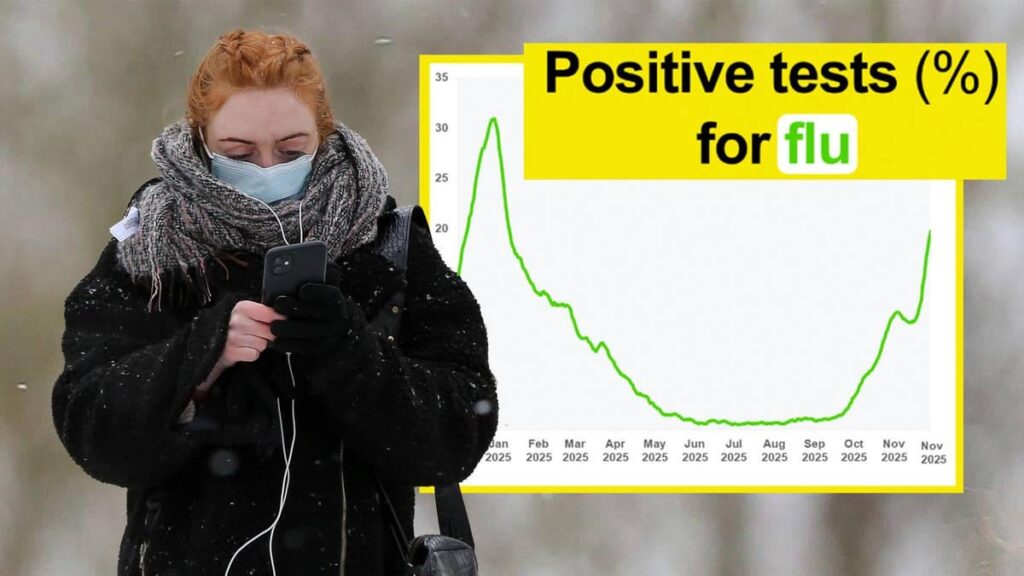 'Wear face mask if you feel ill' public warned - as 'superflu' sweeps Britain and hospitals fill up