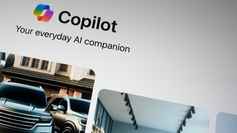 FILE - A Copilot page showing the incorporation of AI technology is shown in London, Tuesday, Feb. 13, 2024. (AP Photo/Alastair Grant, File)