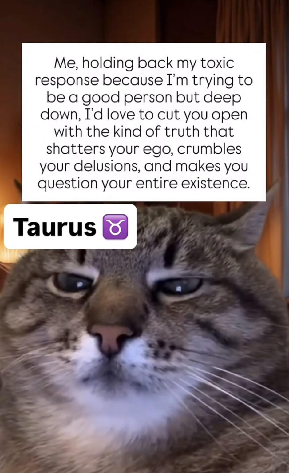 Give a meme for the sign