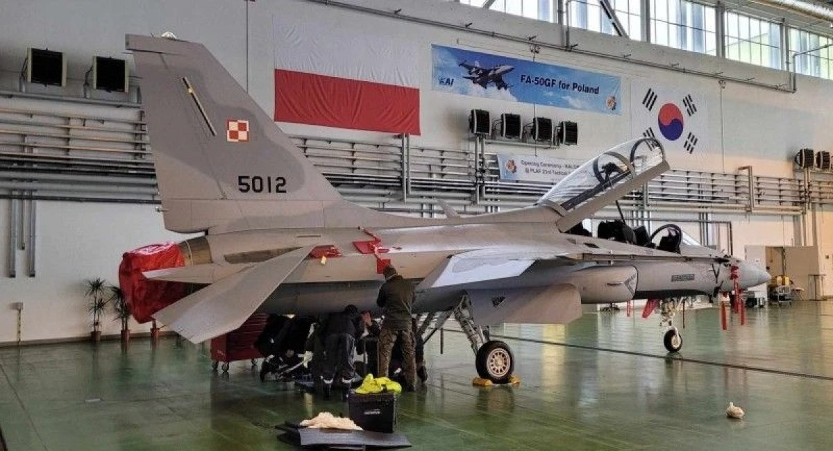 FA-50 trainer aircraft of the Polish Air Force
