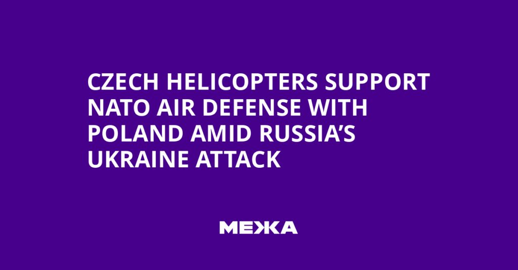 Czech Helicopters Support NATO Air Defense with Poland Amid Russia’s Ukraine Attack | Ukraine news Czech Helicopters Support NATO Air Defense with Poland Amid Russia’s Ukraine Attack | Ukraine news