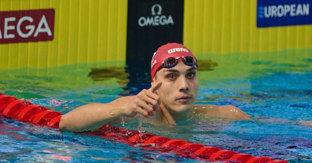Croatia has a European champion! Jere Hribar swam to the gold medal