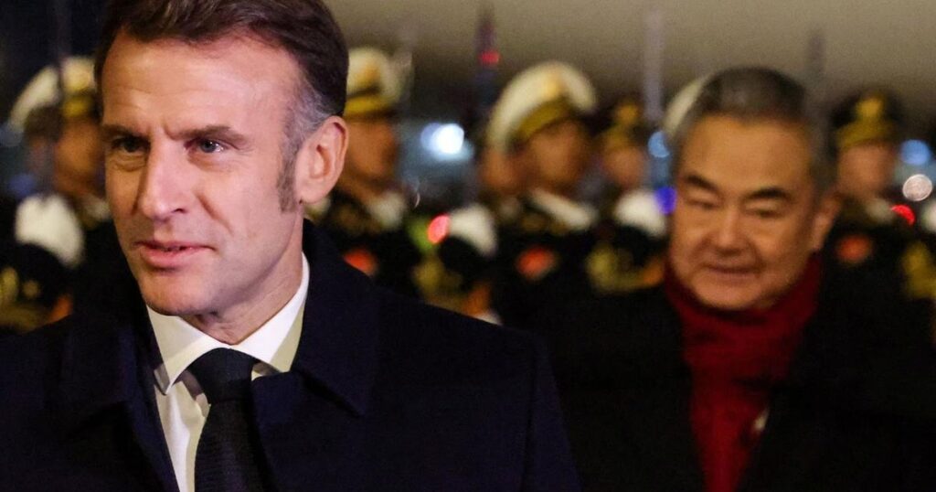 France’s Macron in China to talk trade, tech