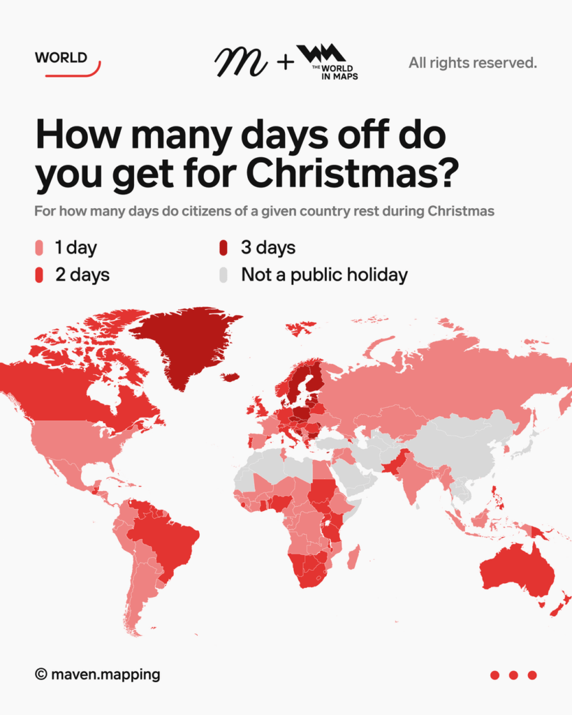 How many days off do you get for Christmas?