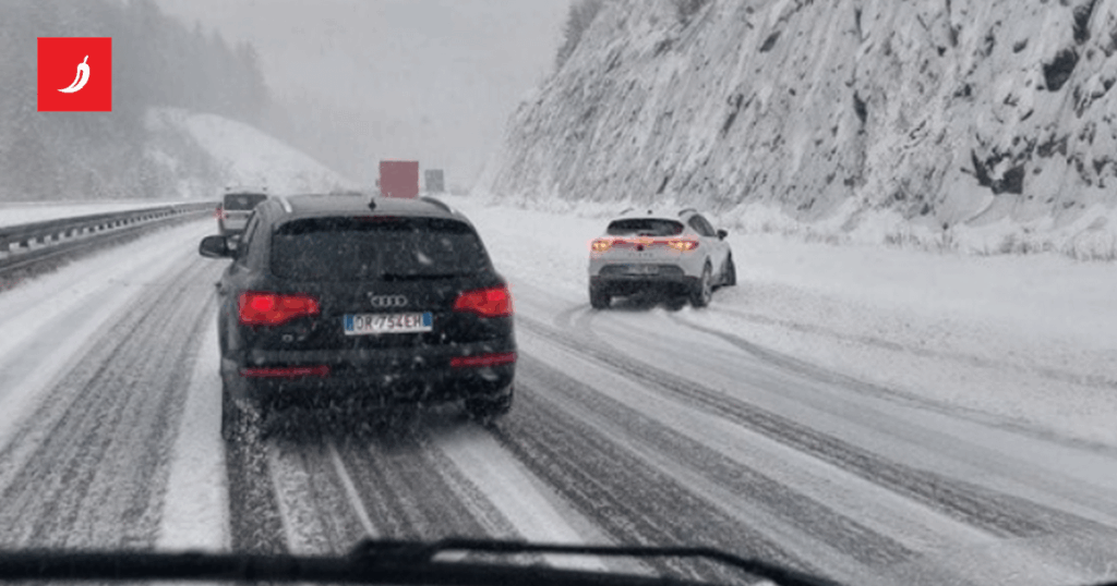 Take a look at the video and photos of the snow-covered highway and from Sljemen. Some are stuck