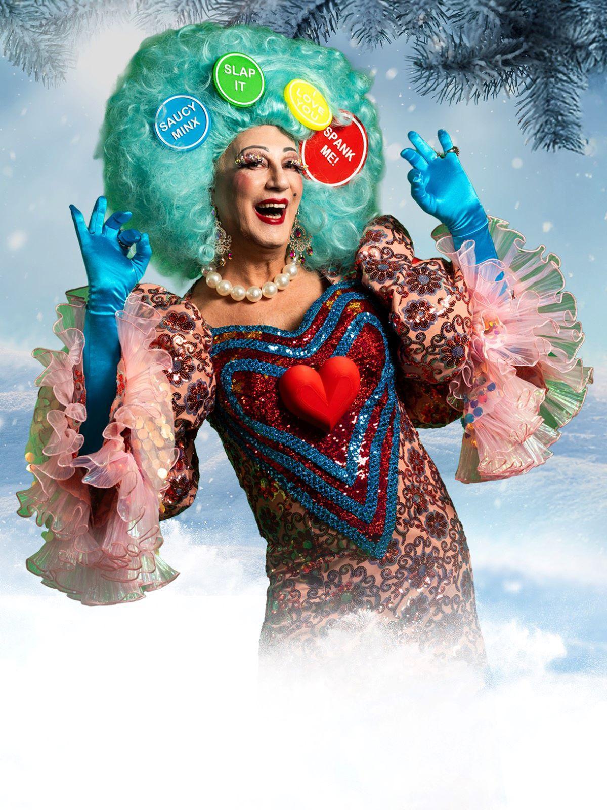 Alan Montanaro as the Dame in <em>Snow White</em>. Photo: Justin Mamo
