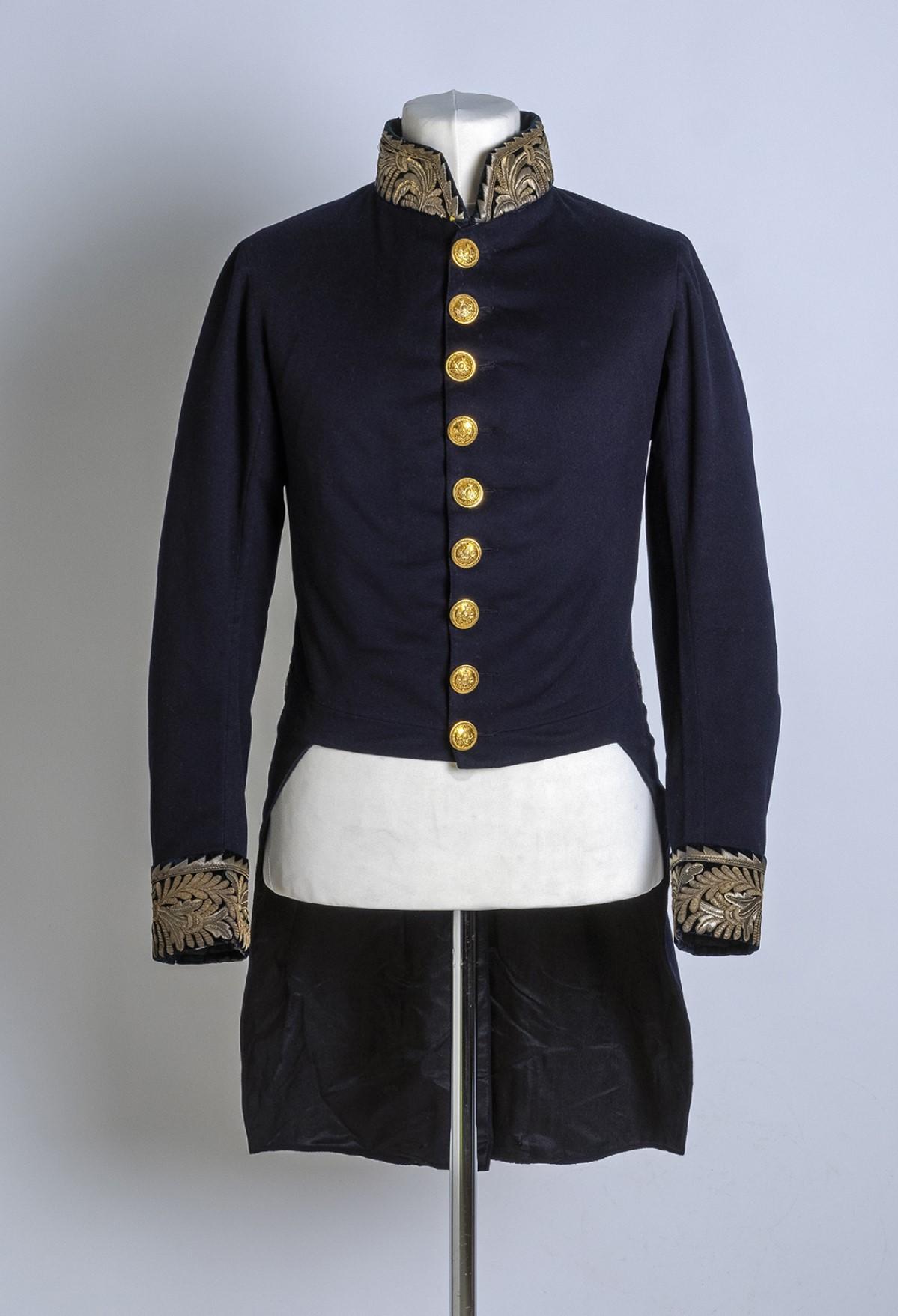 Civil uniform coatee, before 1838. Private collection, Malta. Photo: Peter Bartolo Parnis