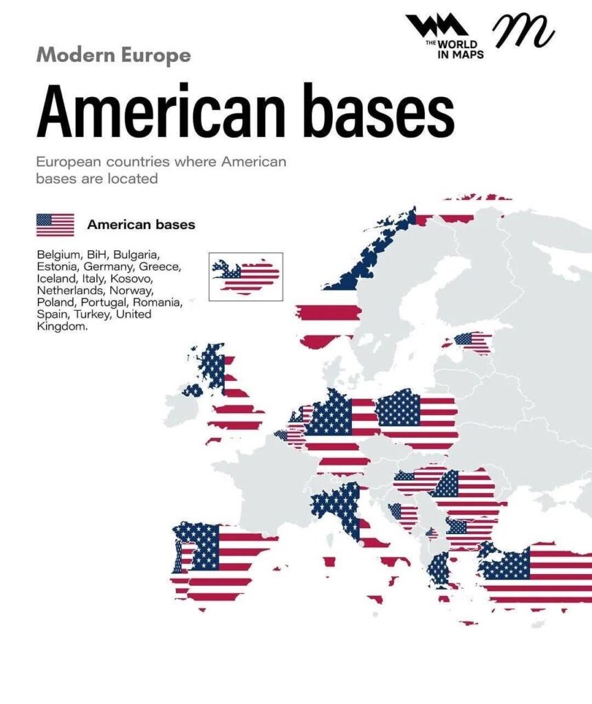 American bases in European countries