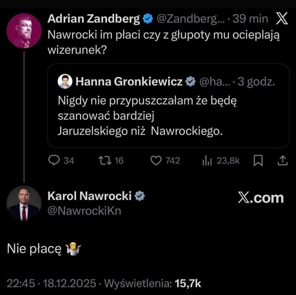Zandberg 🤝 Nawrocki