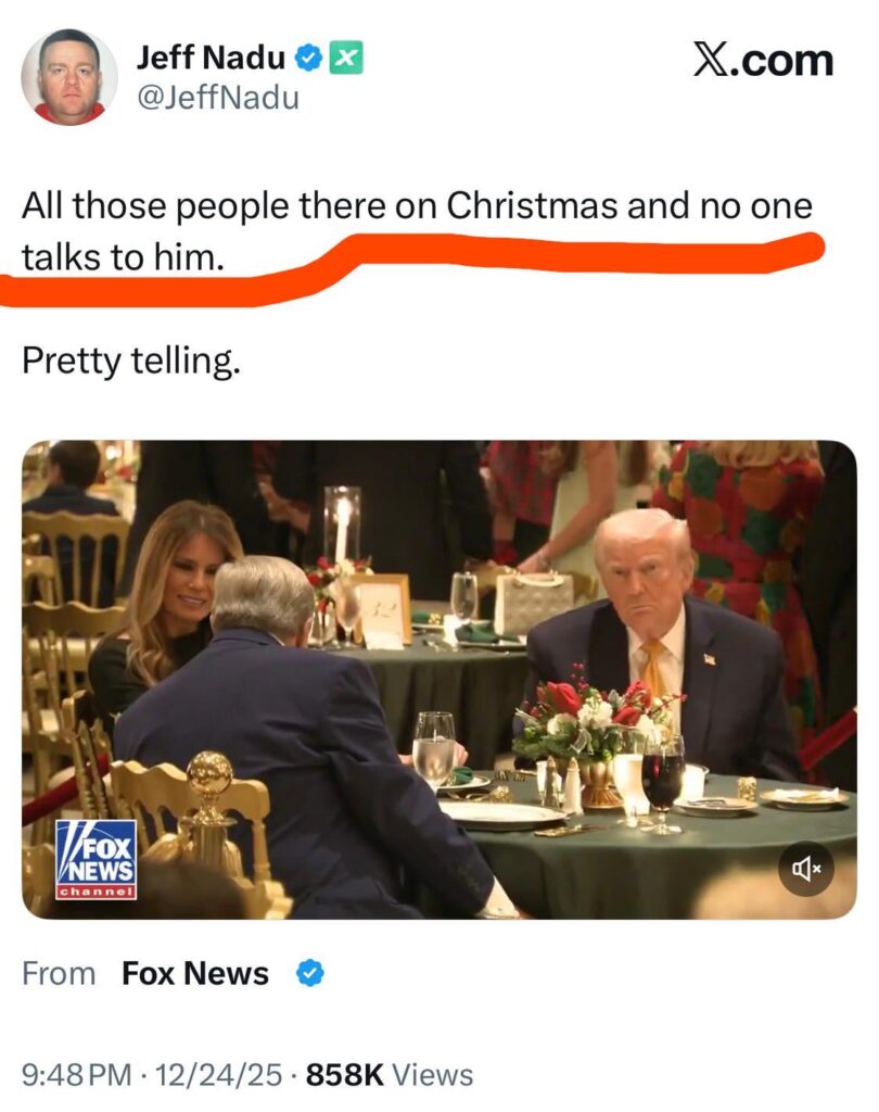 He came, he sat, he was ignored