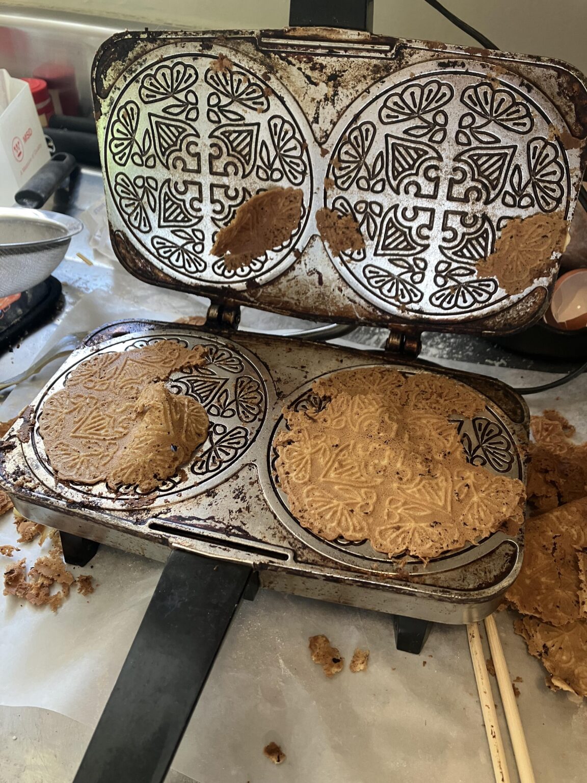 wtf is up w my krumkake