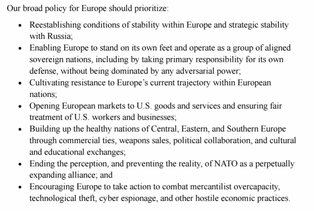 The US will interfere in European politics