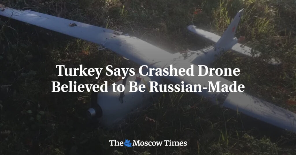 Turkey Says Crashed Drone Believed to Be Russian-Made