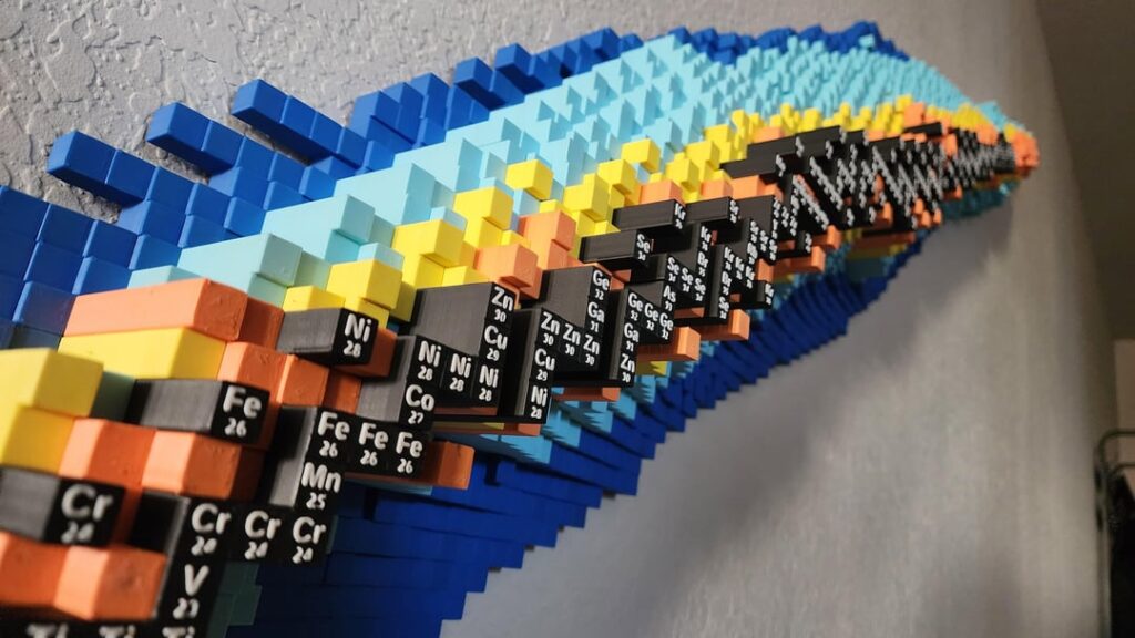 3D Printed Nuclide Chart [OC]