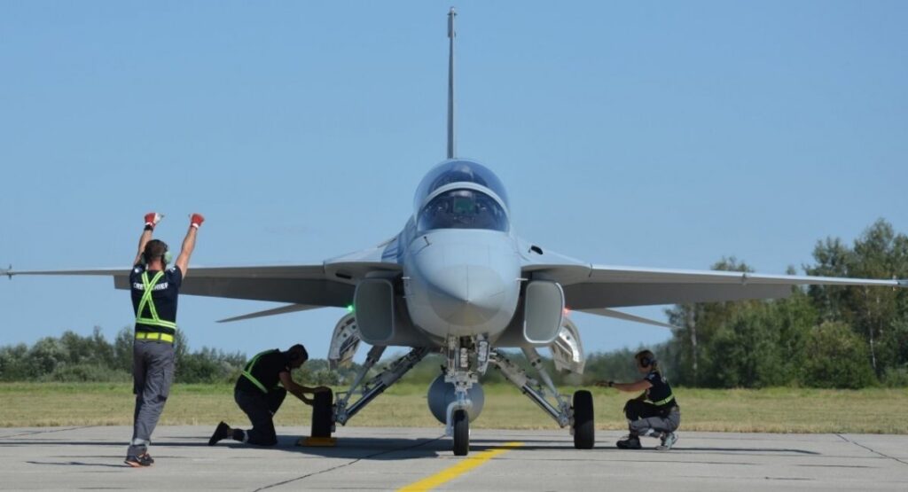 FA-50 trainer aircraft of the Polish Air Force / Photo credit: 23 Baza Lotnictwa Taktycznego