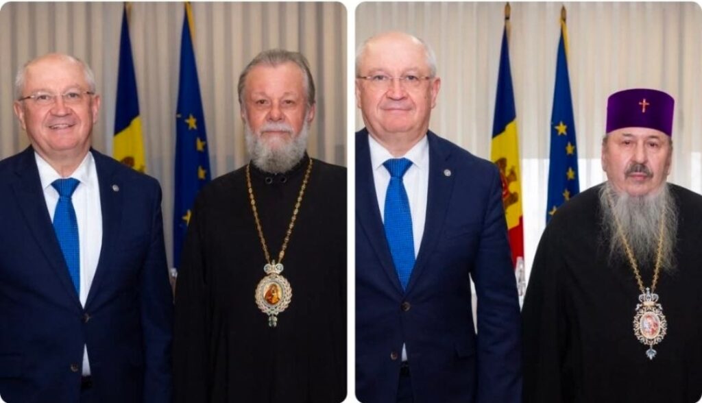 Moldovan PM meets Metropolitans of Moldova, Bessarabia