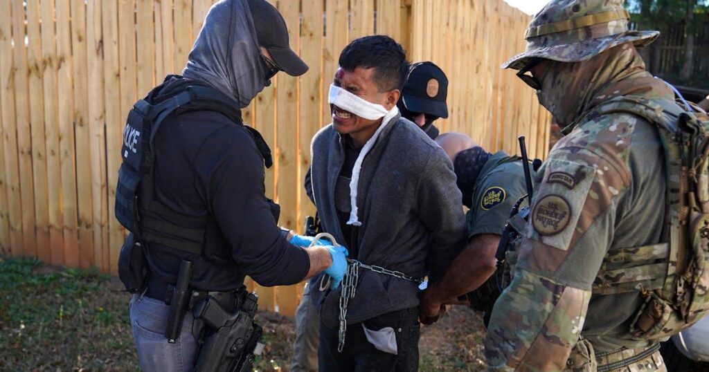 It Is Happening Here | "They’re assaulting basic democratic ideals on all fronts," retired immigration judge Dana Marks said. "It’s really just classic authoritarianism. It always starts with the minorities. It always starts with the immigrants. If we don’t stop them, it will be American citizens."