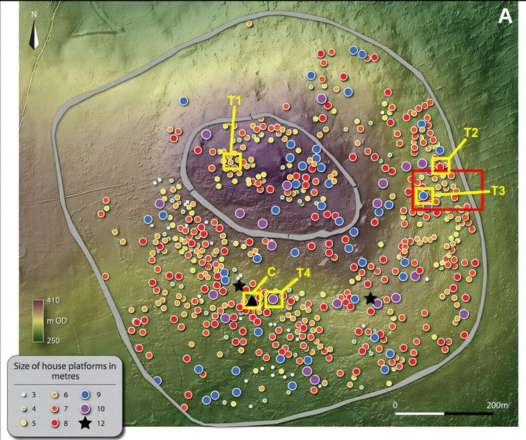Unusually large Irish ringfort discovered with over 600 dwellings