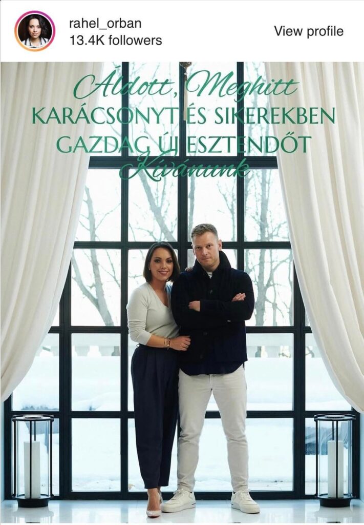 Ráhel Orbán runs the distances after the holiday around their newly acquired Széchenyi castle