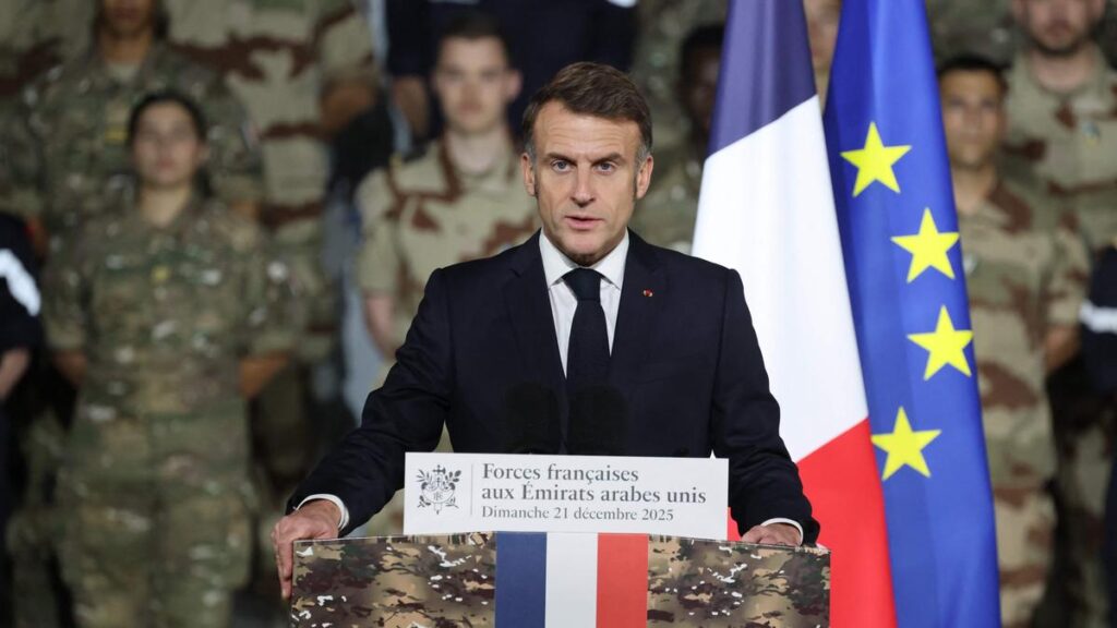 France will build new aircraft carrier, President Macron tells troops