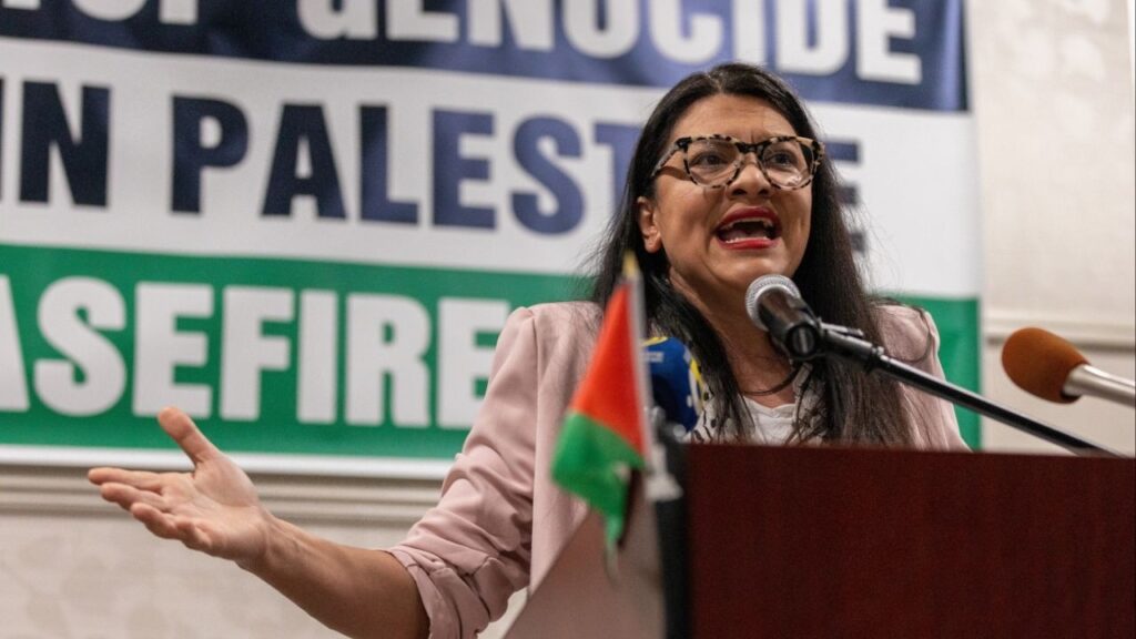 Rep. Tlaib Pushes Resolution Declaring Israel’s Gaza Actions as Genocide Rep. Rashida Tlaib, a Michigan Democrat, has introduced a resolution urging Congress to formally recognize Israel’s actions in Gaza as genocide, call for an end to U.S. military aid, pursue legal action and sanctions, and educate lawmakers and the public on preventing further atrocities. (Shutterstock)
