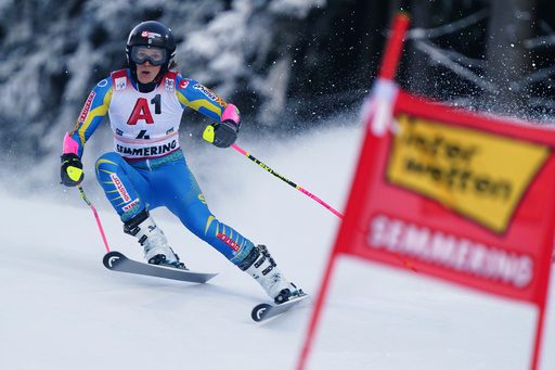 Austrian skier Scheib takes World Cup GS for her 3rd win of the season. Shiffrin places 6th