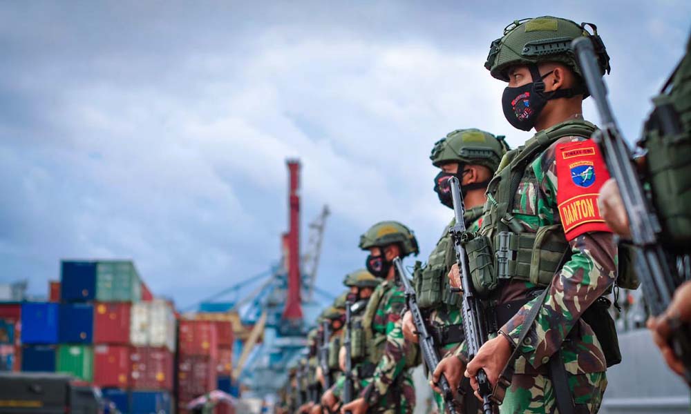 Indonesian Army soldiers