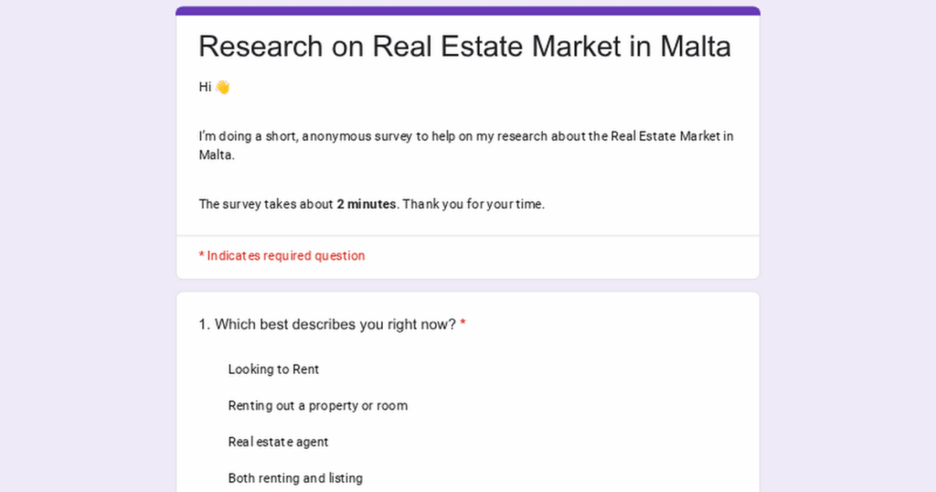 What’s your experience renting or listing property in Malta?