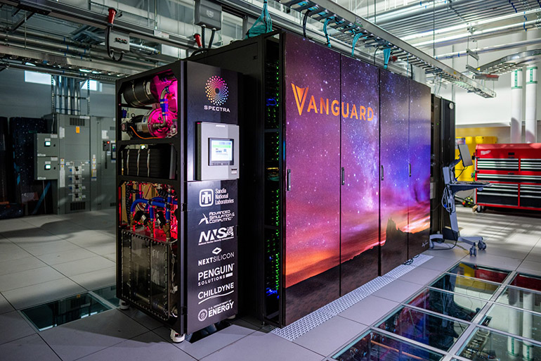 Sandia unveils Spectra, a reconfigurable supercomputer for nuclear stockpile simulations