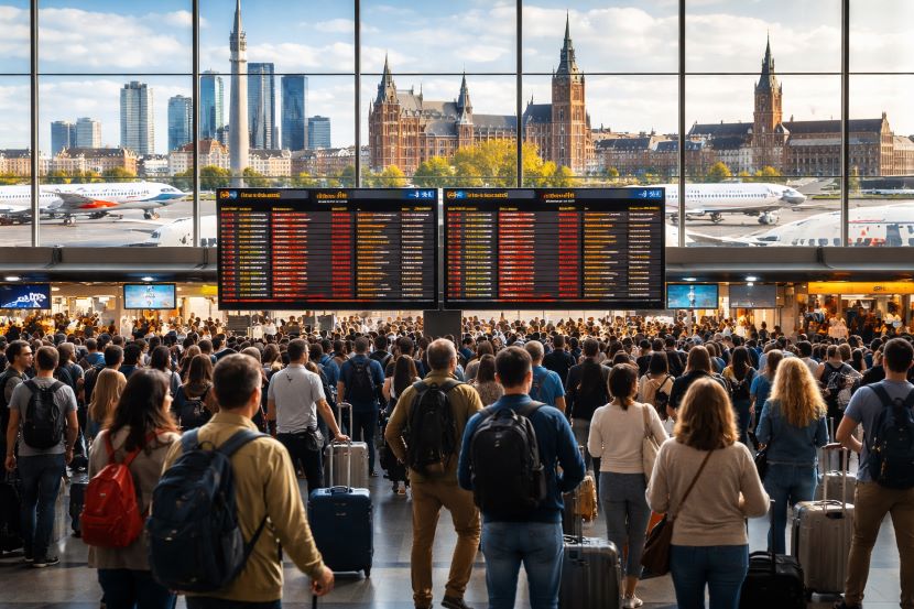 Germany, Netherlands, Belgium, Finland, Denmark, Italy and Turkey Faces Travel Disruption as Frankfurt International Airport, Amsterdam Schiphol, Copenhagen and others Delay 724 and Cancel 11 Flights Impacting British Airways, Brussels Airlines, easyJet and others in Milan, Helsinki And More