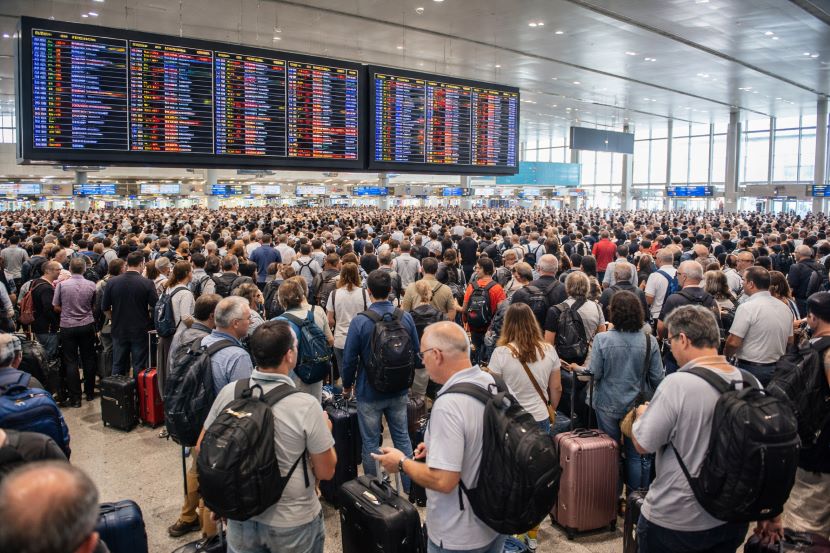 Thousands of Passengars Stranded In Europe As France, UK, Germany, Netherlands, Italy, Switzerland, Austria, Spain, Belgium, Norway, Denmark, Finland, Sweden and Portugal Delay 2,929 And Cancel 110 Flights, Impacting British Airways, KLM, Lufthansa, easyJet And Others In London, Paris, Amsterdam, Frankfurt And More