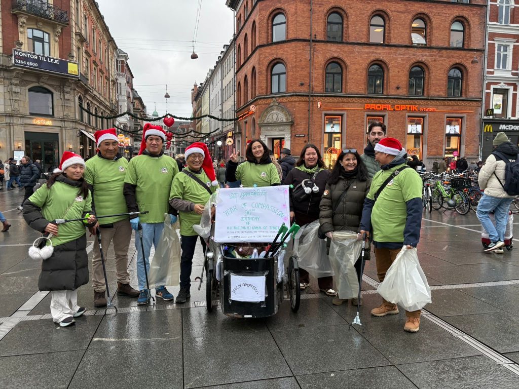 Year of Compassion Initiative Brings Environmental Clean-Up to Copenhagen, Denmark – Central Tibetan Administration