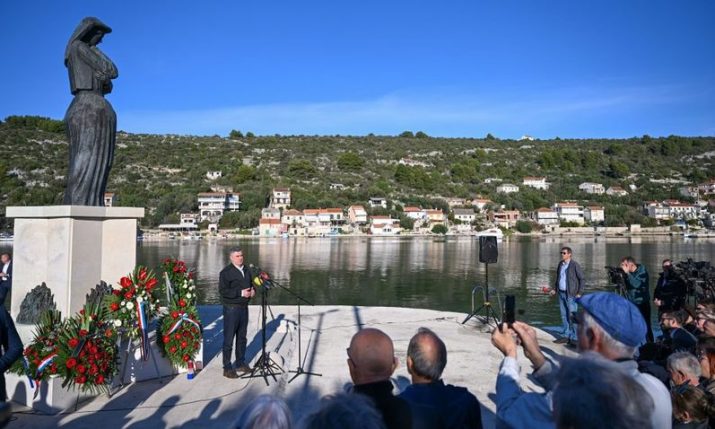 PHOTOS: Restored El Shatt memorial unveiled in Dalmatia