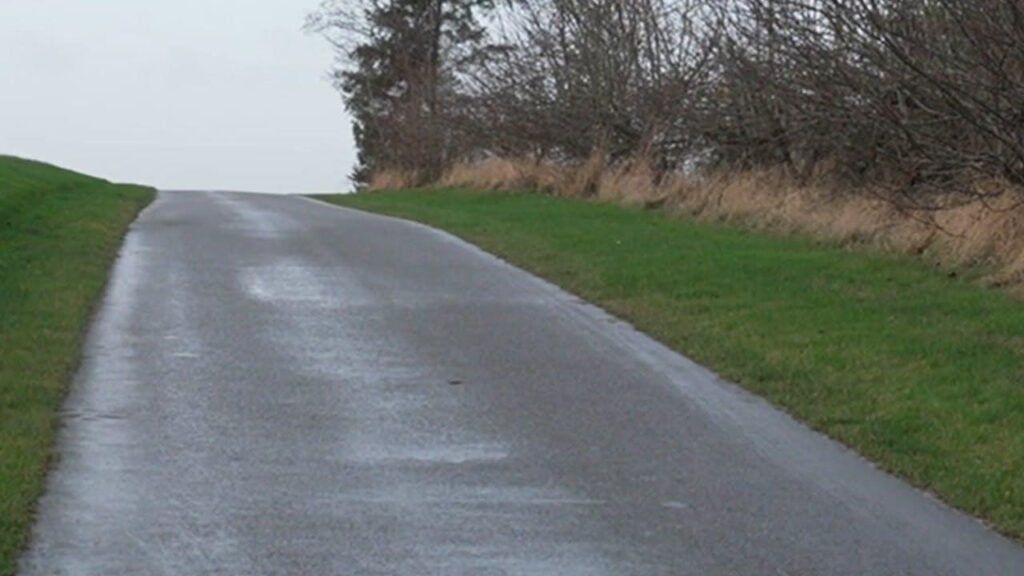 Landowner and municipality in new dispute over "no access" sign [Vejen er ejet af godsejer Johan Koed Jørgensen, og det er Aakær Gods, der har opsat skiltet, som nægter folk adgang til naturen for enden af vejen.]