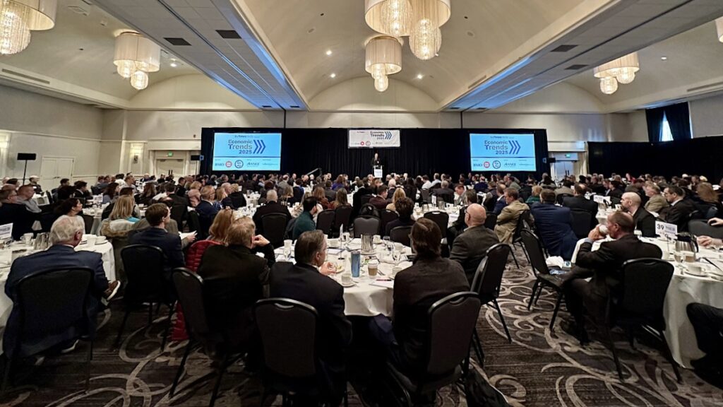 The 2025 Economic Trends event drew nearly 350 people to the Italian Community Center in Milwaukee.