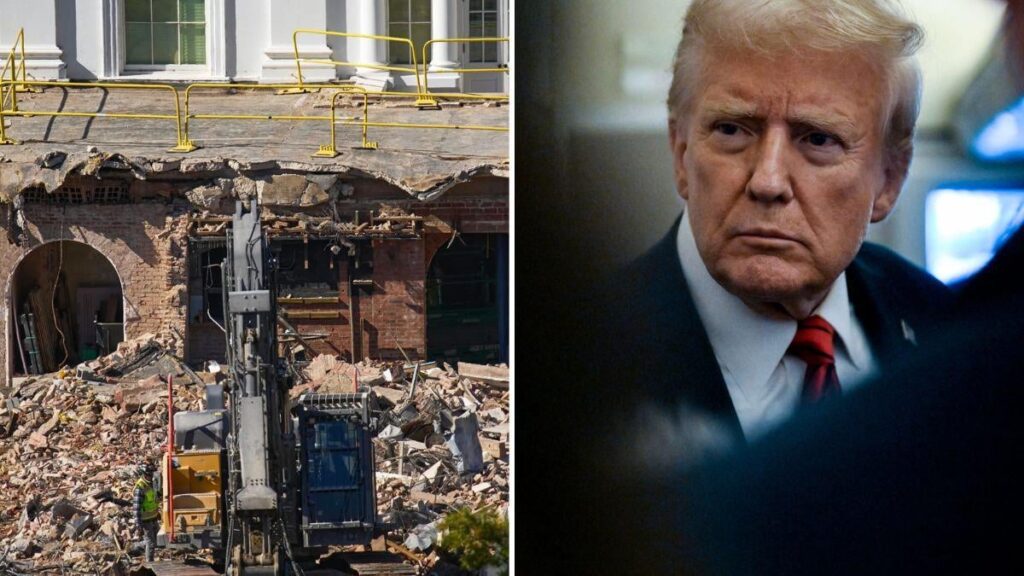 ‘No president is above the law’: Donald Trump sued over $300 million White House ballroom project