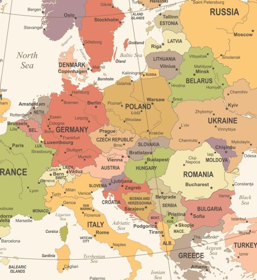 EUROPE map
