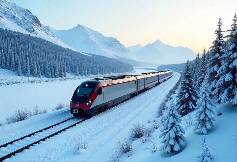 Journey Through Norway’s Snowy Mountains And Historic Towns On The Ten-Hour Train Ride From Trondheim To Bodø For a Unique Arctic Circle Adventure Journey Through Norway’s Snowy Mountains And Historic Towns On The Ten-Hour Train Ride From Trondheim To Bodø For a Unique Arctic Circle Adventure