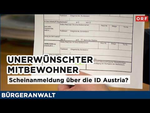 Unwanted roommate: bogus registration via ID Austria? | Citizen's Attorney December 20, 2025