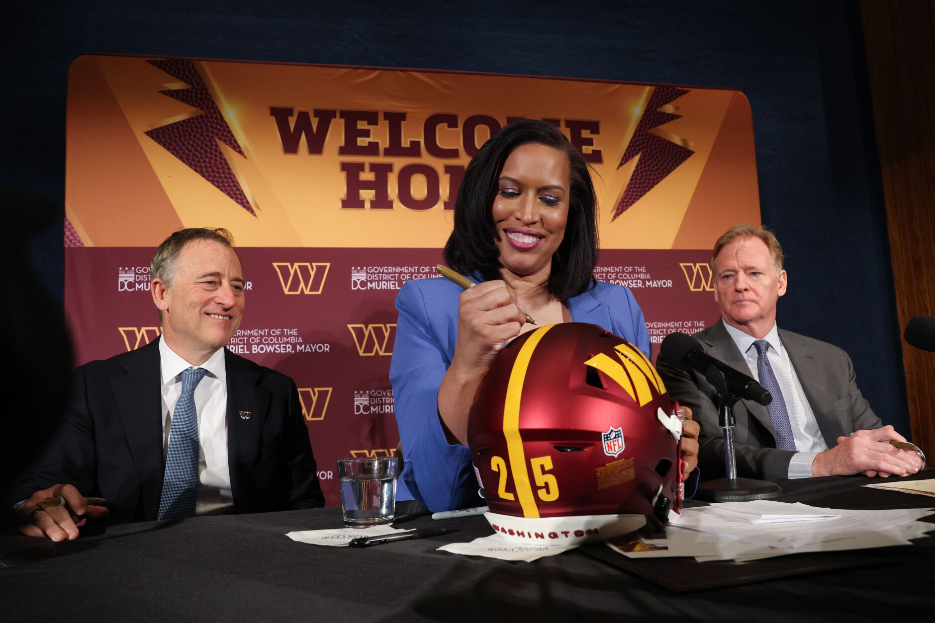 Washington Commanders and DC Mayor Bowser announce agreement for new stadium at RFK site