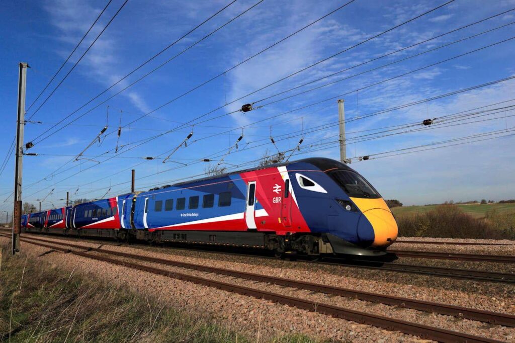 Train livery revealed for Great British Railways