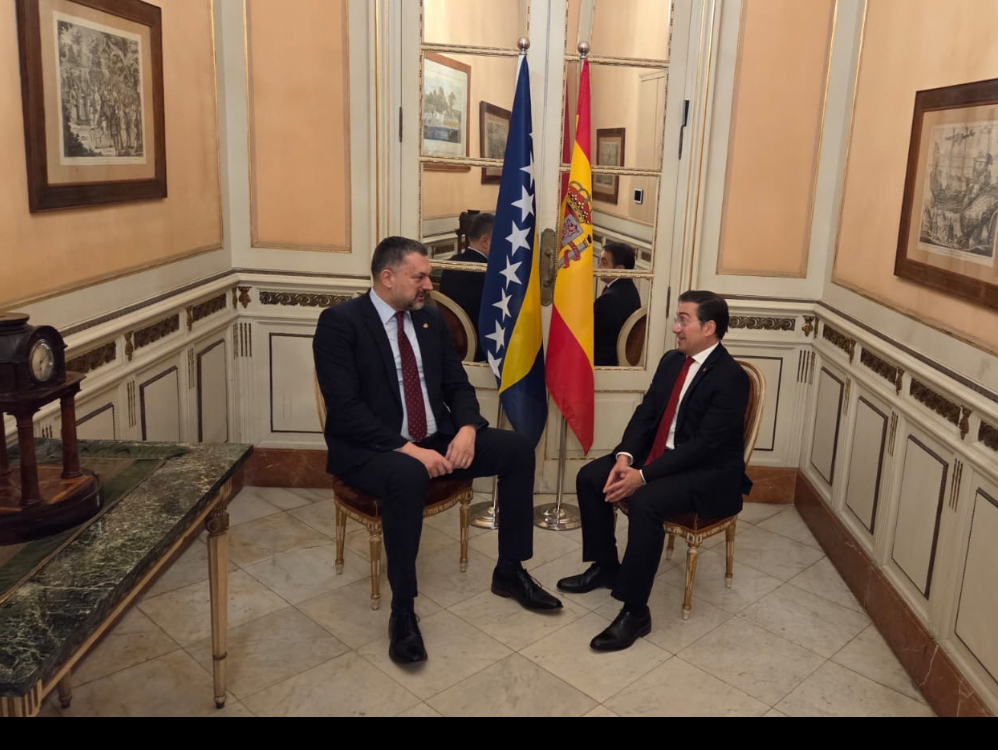 Minister Konakovic met separately with Spanish FM, Portuguese and Egyptian Minister