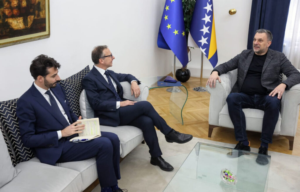BiH Foreign Minister Meets Italian Political Director for Western Balkans