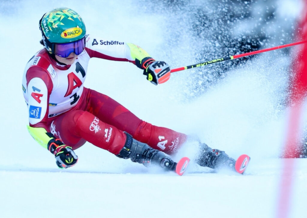Julia Scheib Claims Giant Slalom Victory in Semmering, Austria, as Mikaela Shiffrin Finishes in 6th