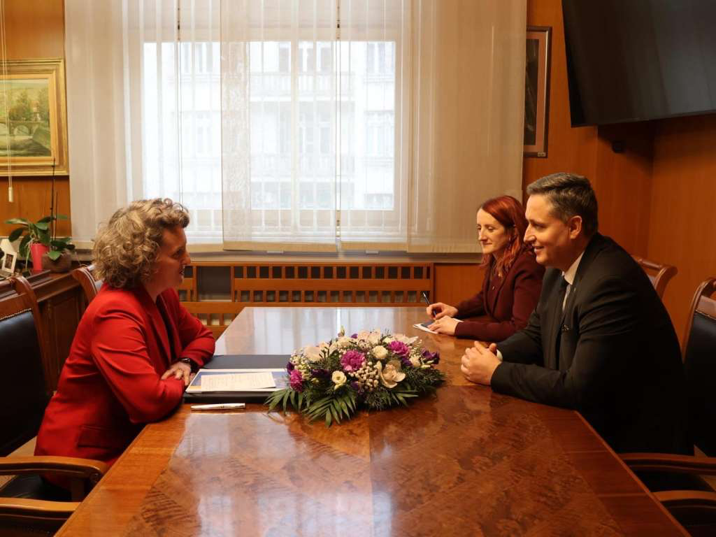 Member of BiH Presidency meets the Governor of the Central Bank of BiH