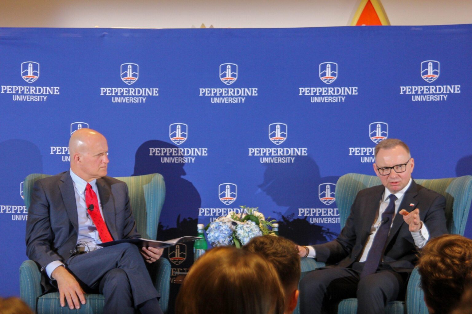 Pepperdine Hosts Former President of Poland Andrzej Duda at President's Speaker Series