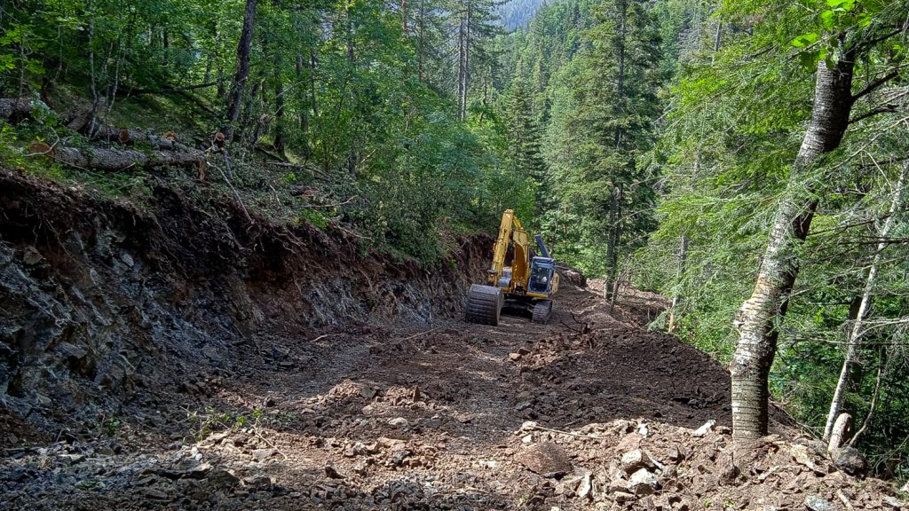 Preparatory works above the village of Duboštica near Vareš / Photo courtesy