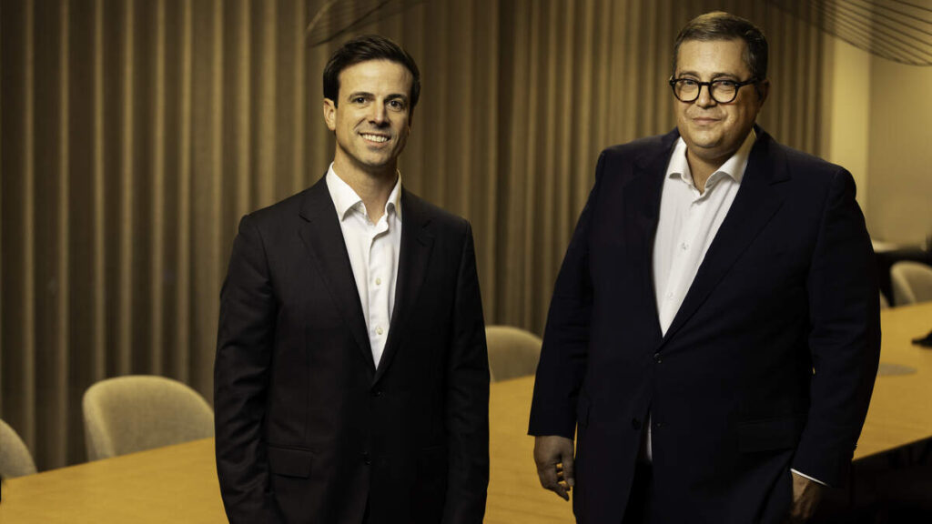 Joachim Heukmes (left), who will take over as managing partner in June 2026, alongside current managing partner John Psaila