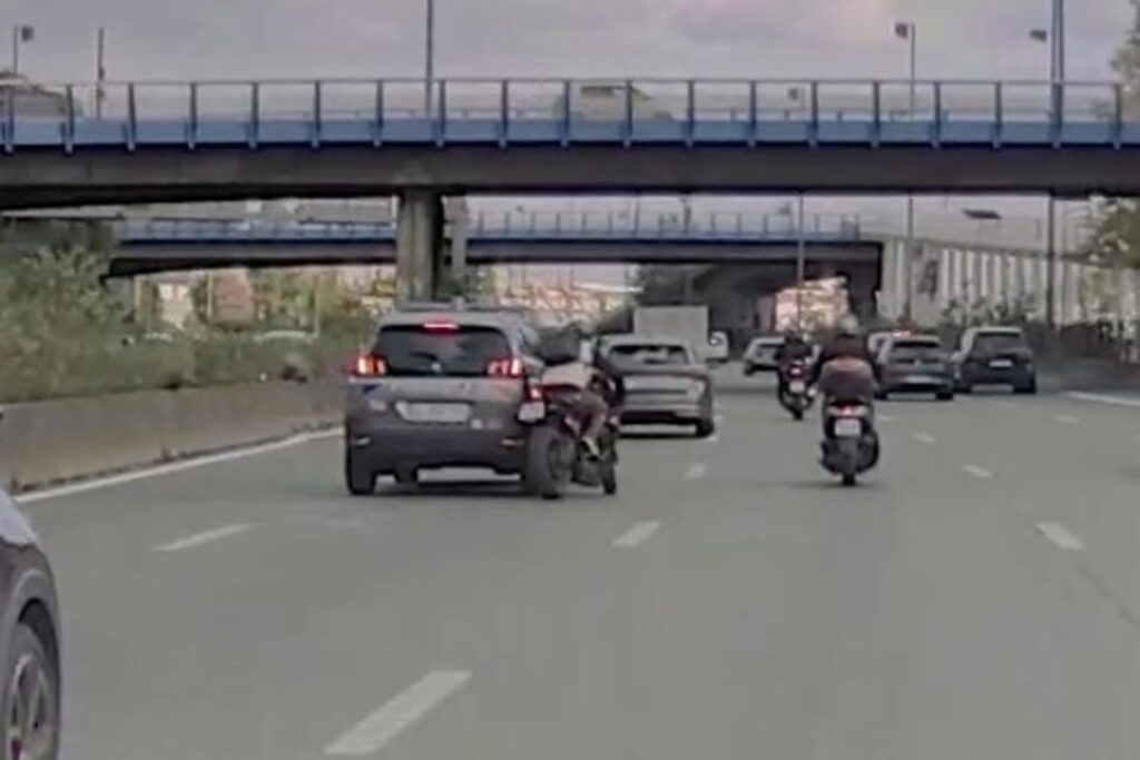Motorcyclist hit on the A4: faced with new images, the police maintain the version of an “involuntary act”