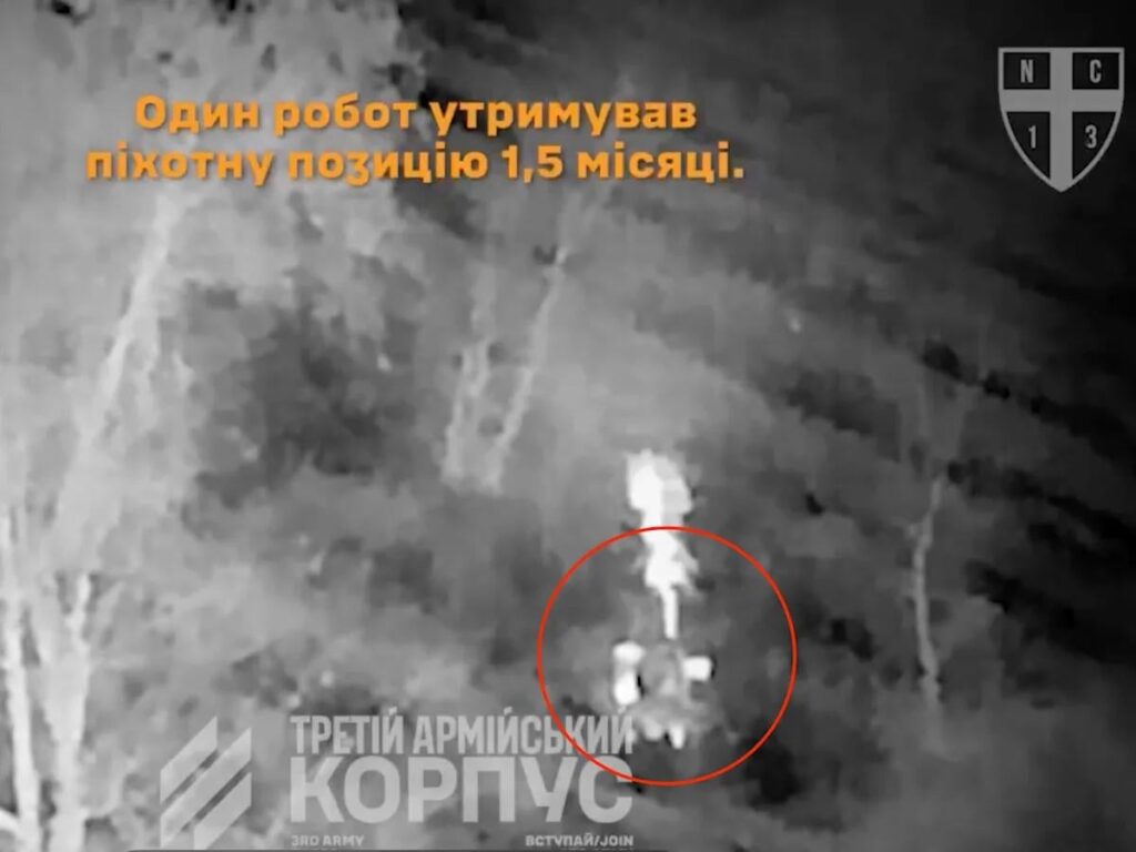 Ukrainian troops say a 'droid' with a .50-cal machine gun held off Russian attacks for 45 days in a row